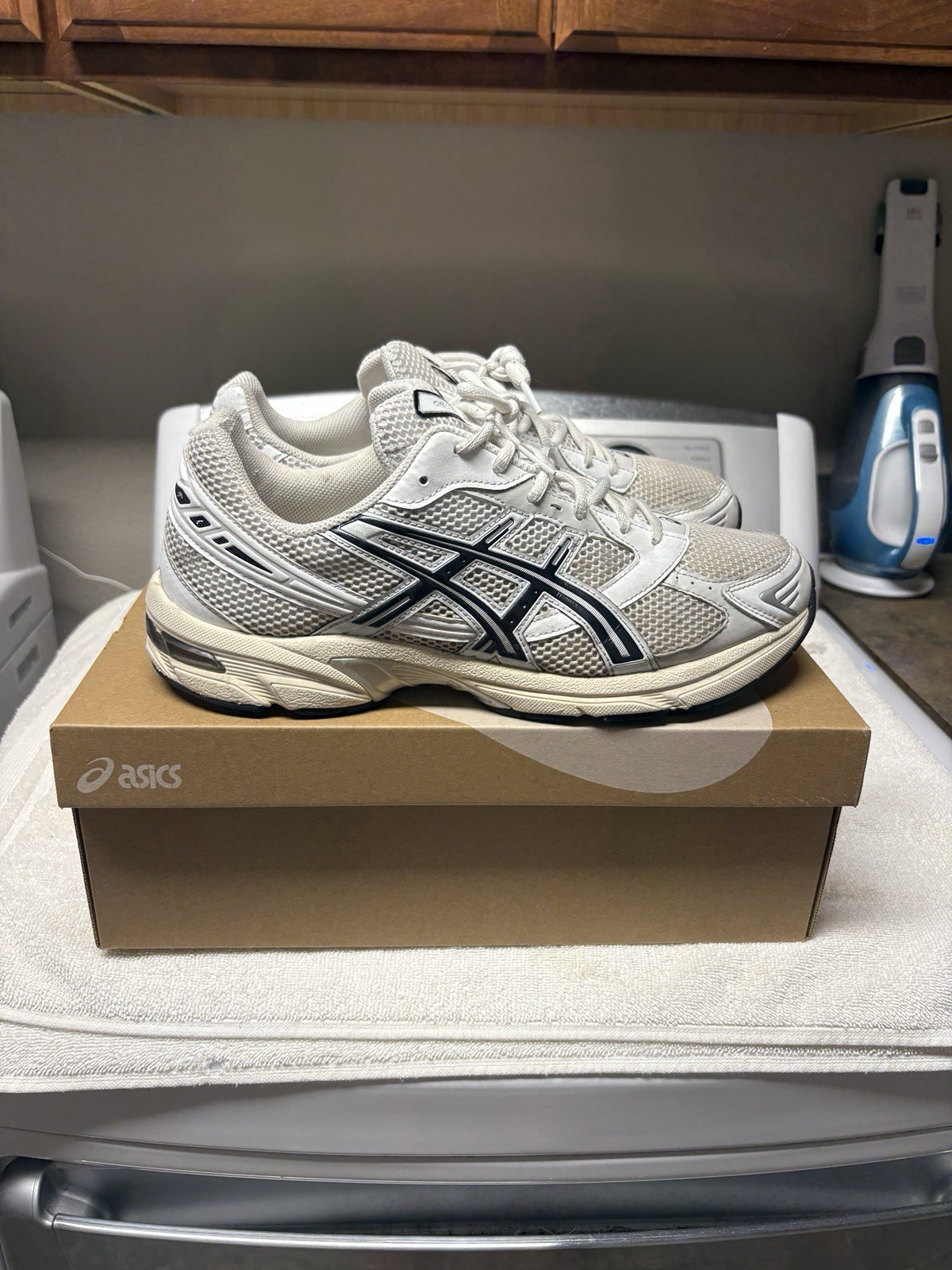 ASICS GEL-1130 White Cloud Grey Size 13