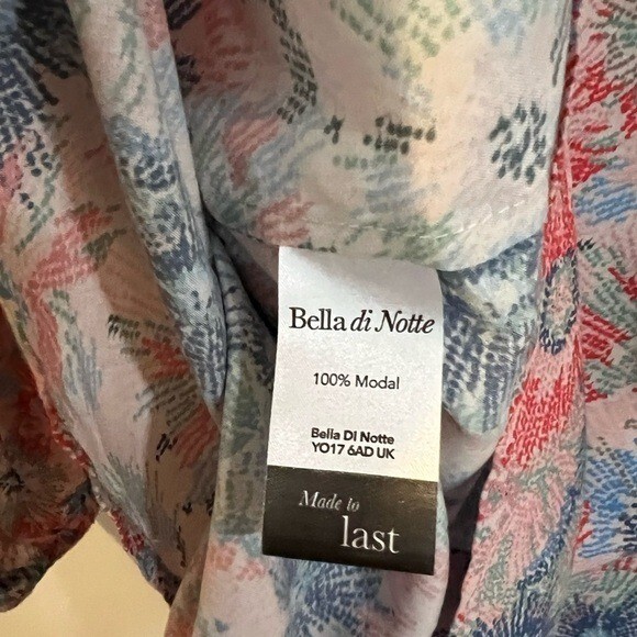 Bella Di Notte Modal Blouse Plus Size 18 Popover Long Sleeves Elastic Cuffs