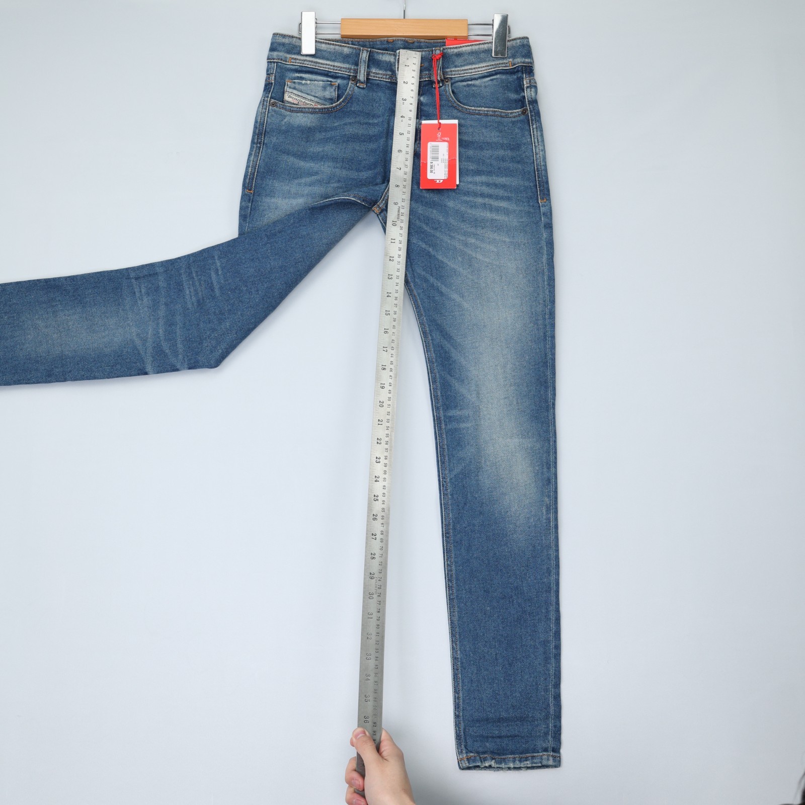 Diesel Mens Jeans 1979 Sleenker Skinny Leg Medium Wash Blue Size NWT