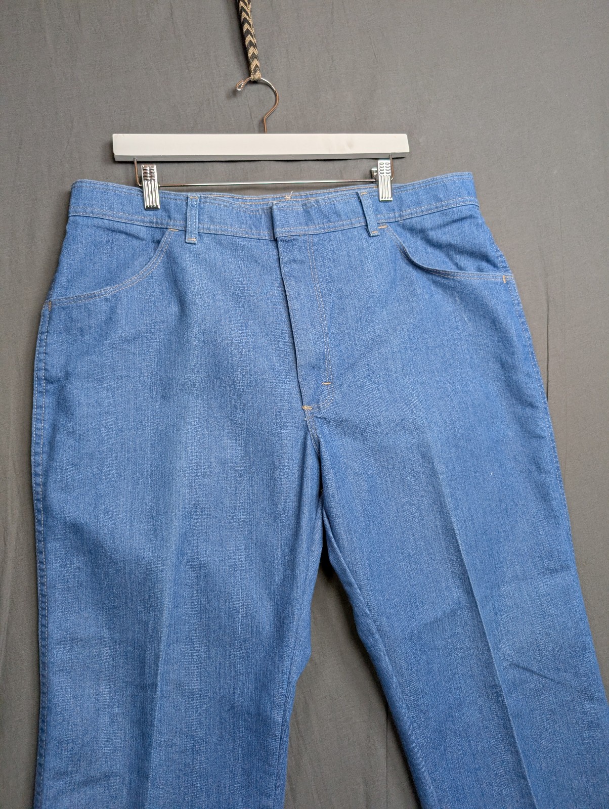 Wrangler Jeans Men’s 40×29 Regular Fit M176W 85498LB Blue Cotton Polyester Blend