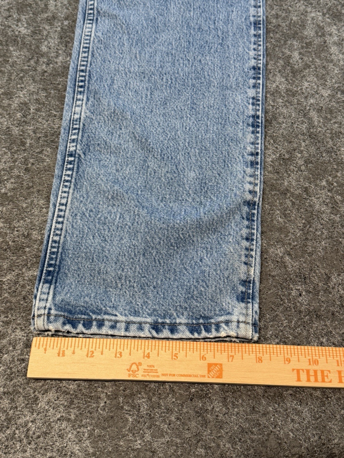 Vintage Wrangler 47 Jeans 34×36 Regular Fit Light Wash Made Mexico Y2K Denim