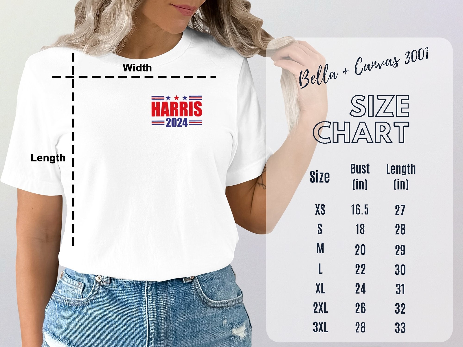 Patriotic Harris 2024 Election Campaign T-Shirt