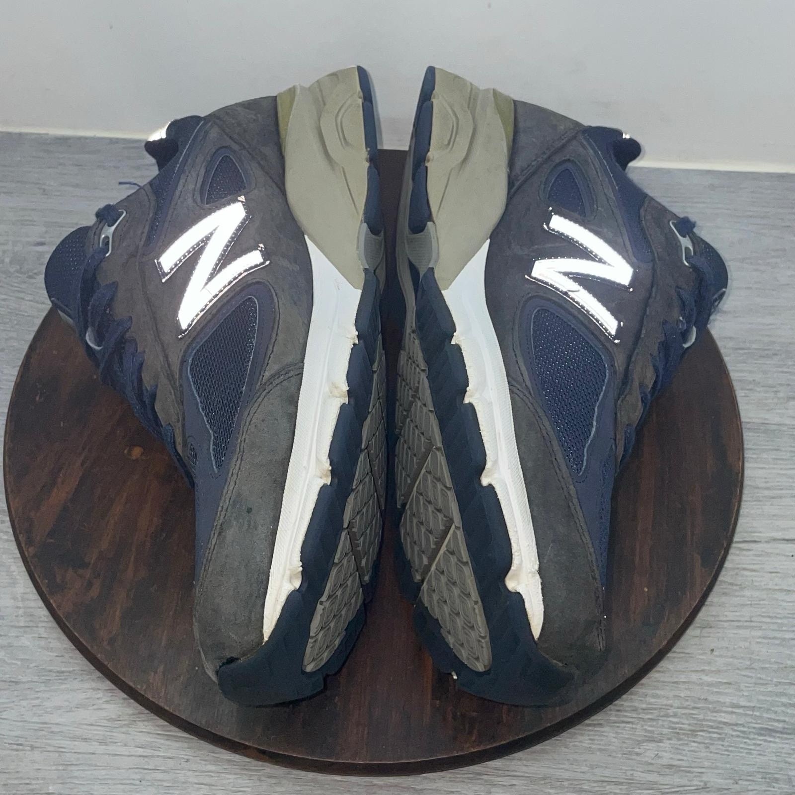 New Balance 990v4 Men’s Size 12 2E Navy Blue Suede Running Shoes Sneaker M990NV4