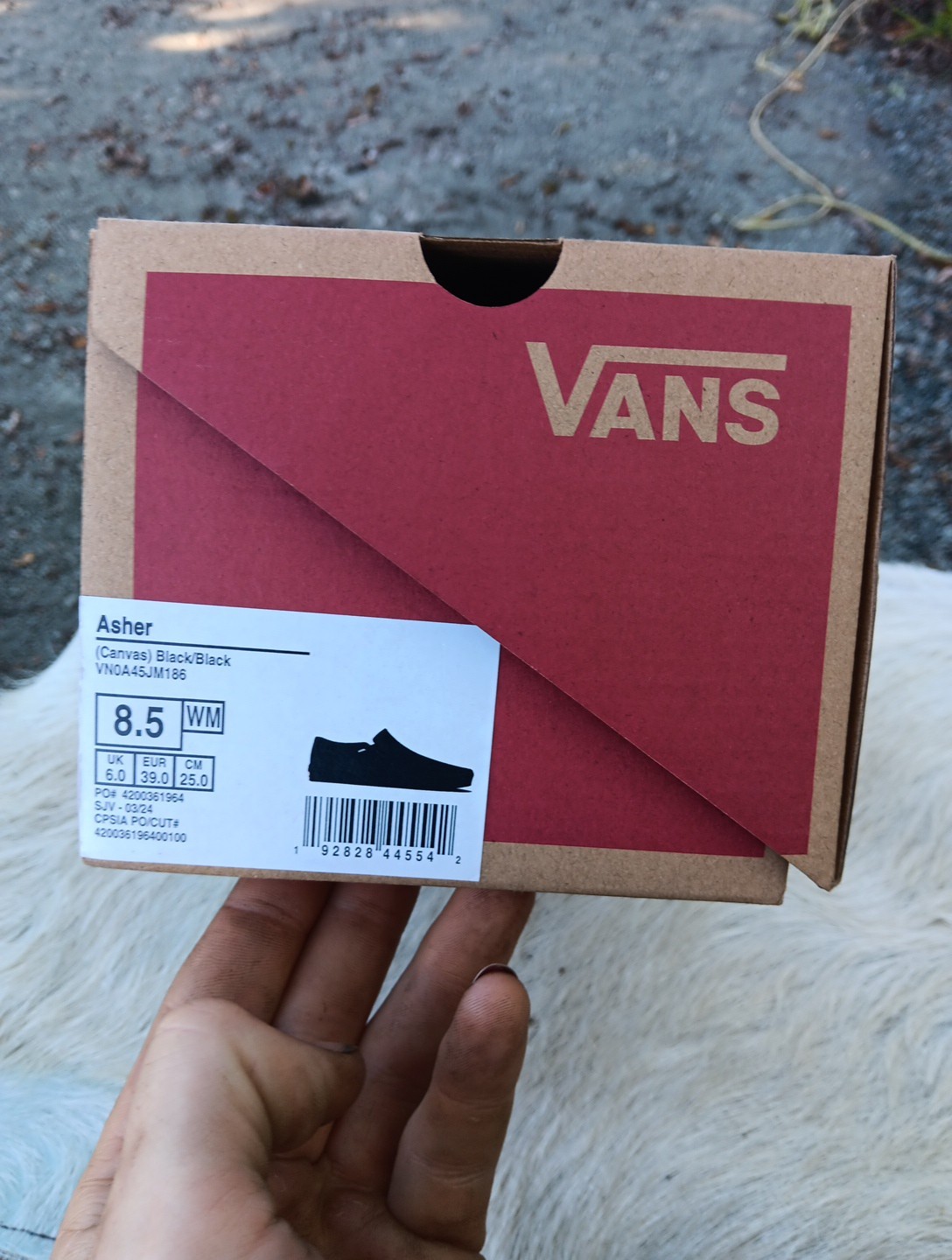 Size 8.5 – VANS Asher Triple Black