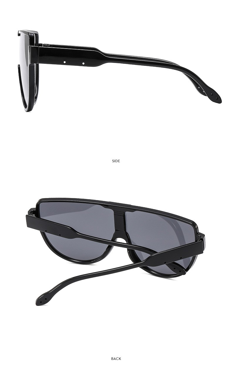 Trendy Semi Circle Sunglasses High End Unisex UV Protection Shades