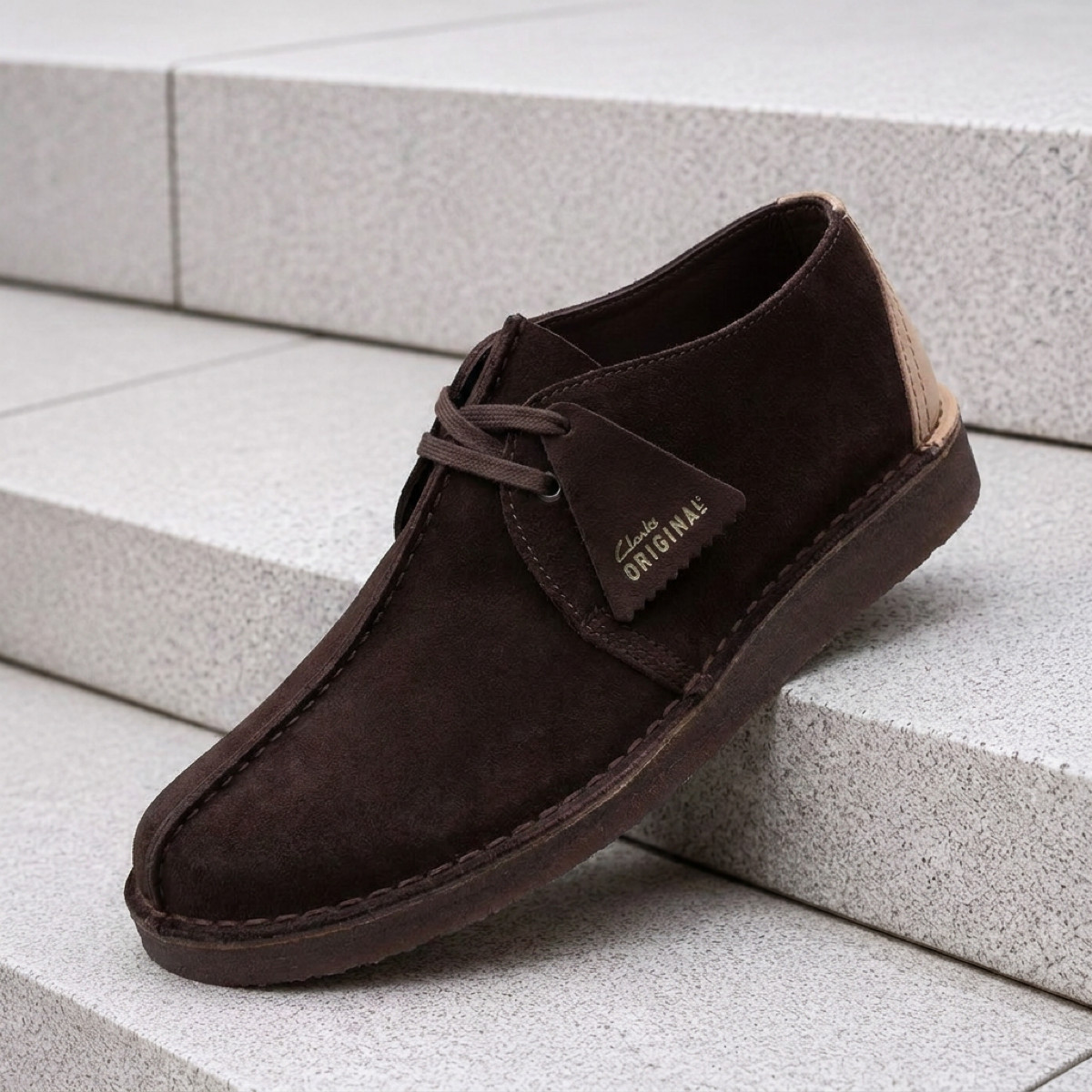 Clarks Desert Trek Dark Brown  78477 Men’s New