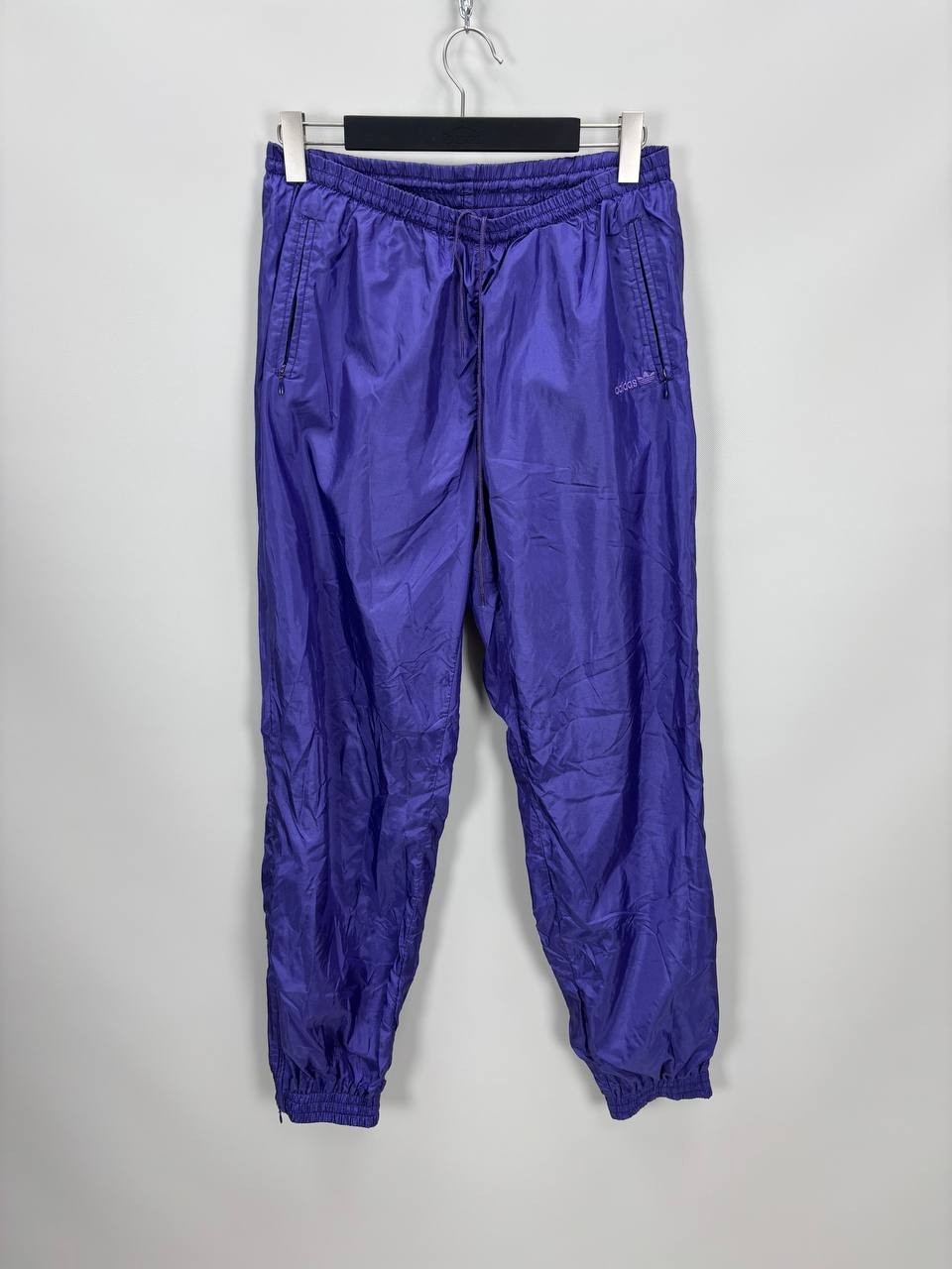 Mens vintage nylon pants Adidas Size L/XL Color Purple Duties Paid (USA)