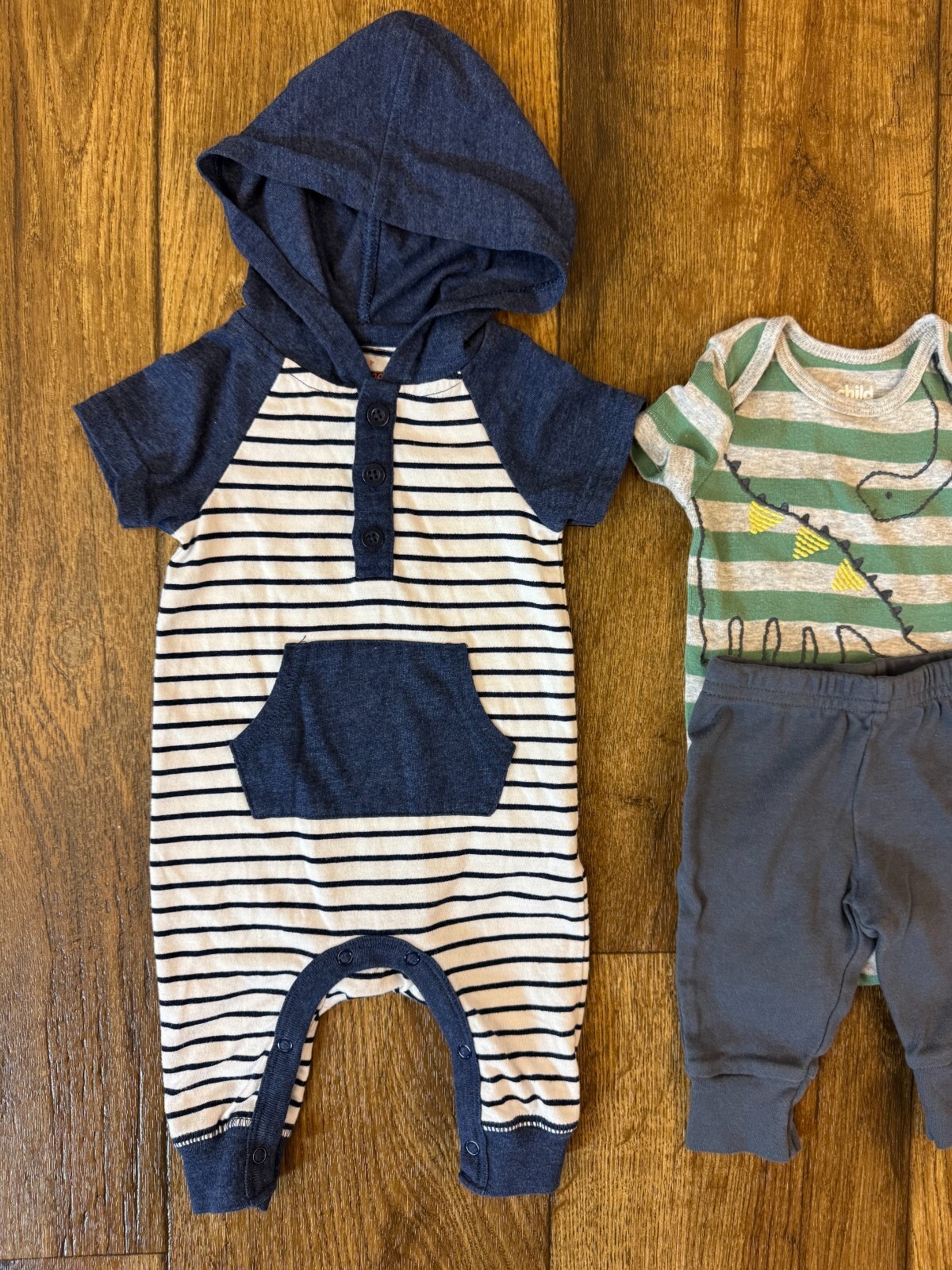 Gerber Baby Boy Clothes 0/3 Months Outfits Bodysuits Pants Rompes Hat Lot Bundle