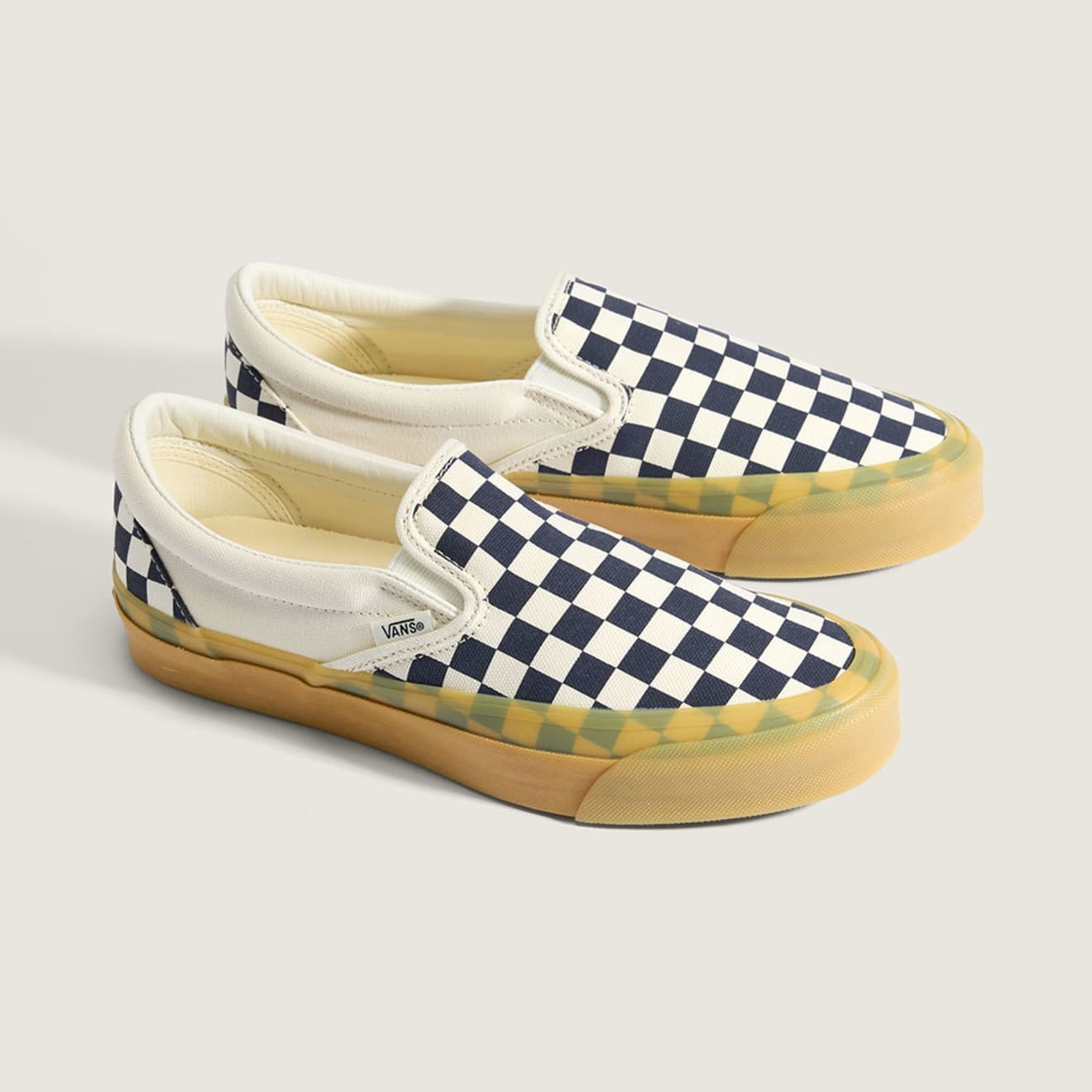 VANS Mens CLASSIC SLIP ON LX CHECKERBOARD VN000E96GR1 PARISIAN NIGHT US M 4-10