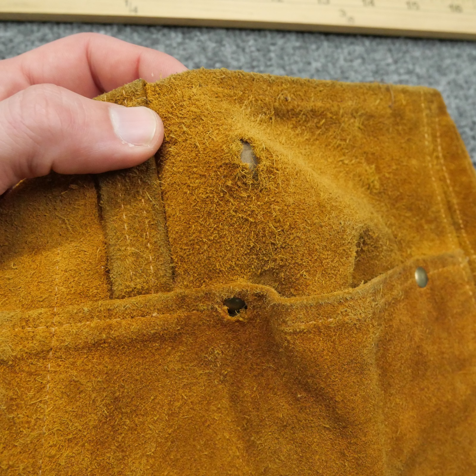 Vintage Jorgens Leather Design Pants Womens 7 8 30×30 Brown Suede Western 60s