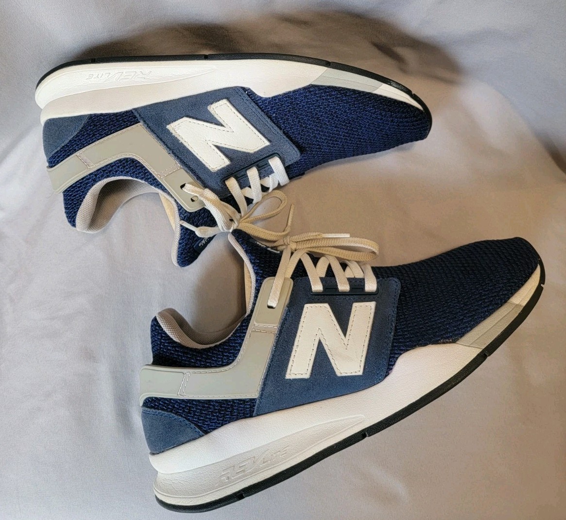 New Balance 247 Sneakers Mens Size 10.5 Blue Gray Running Shoes Walking MS247FK