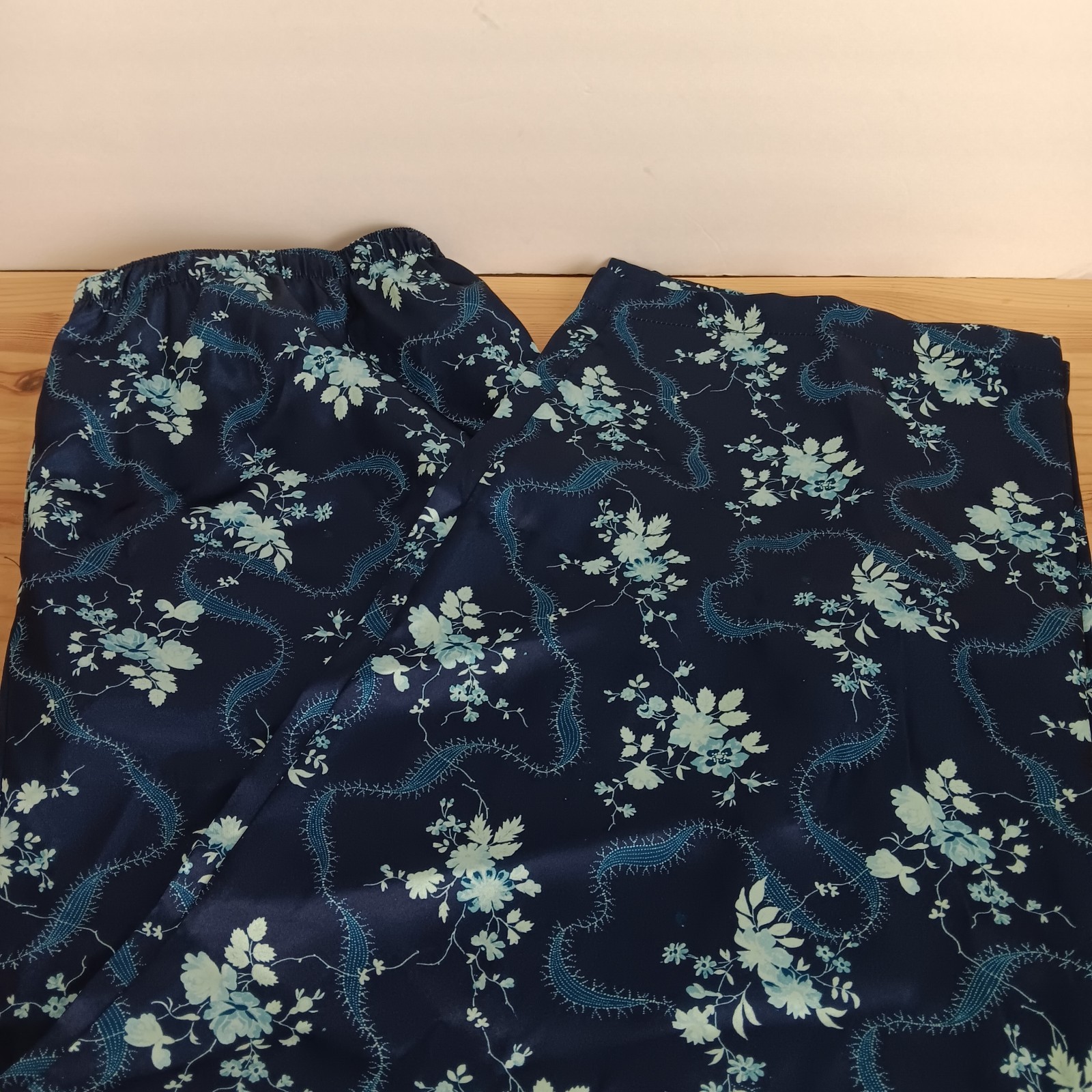 Madeleine Fig Satin Notch Collar Pajama Set, Sz 1X a673737