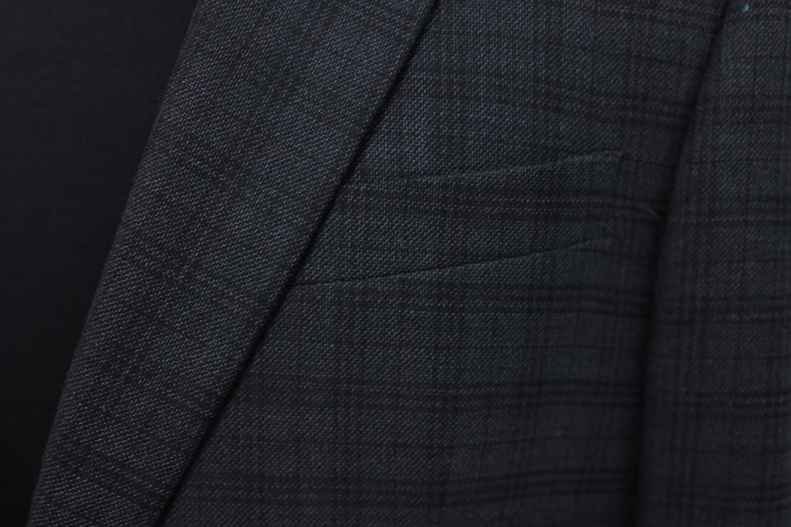 HART SCHAFFNER MARX mens dark gray PLAID sport coat suit jacket blazer 42 R