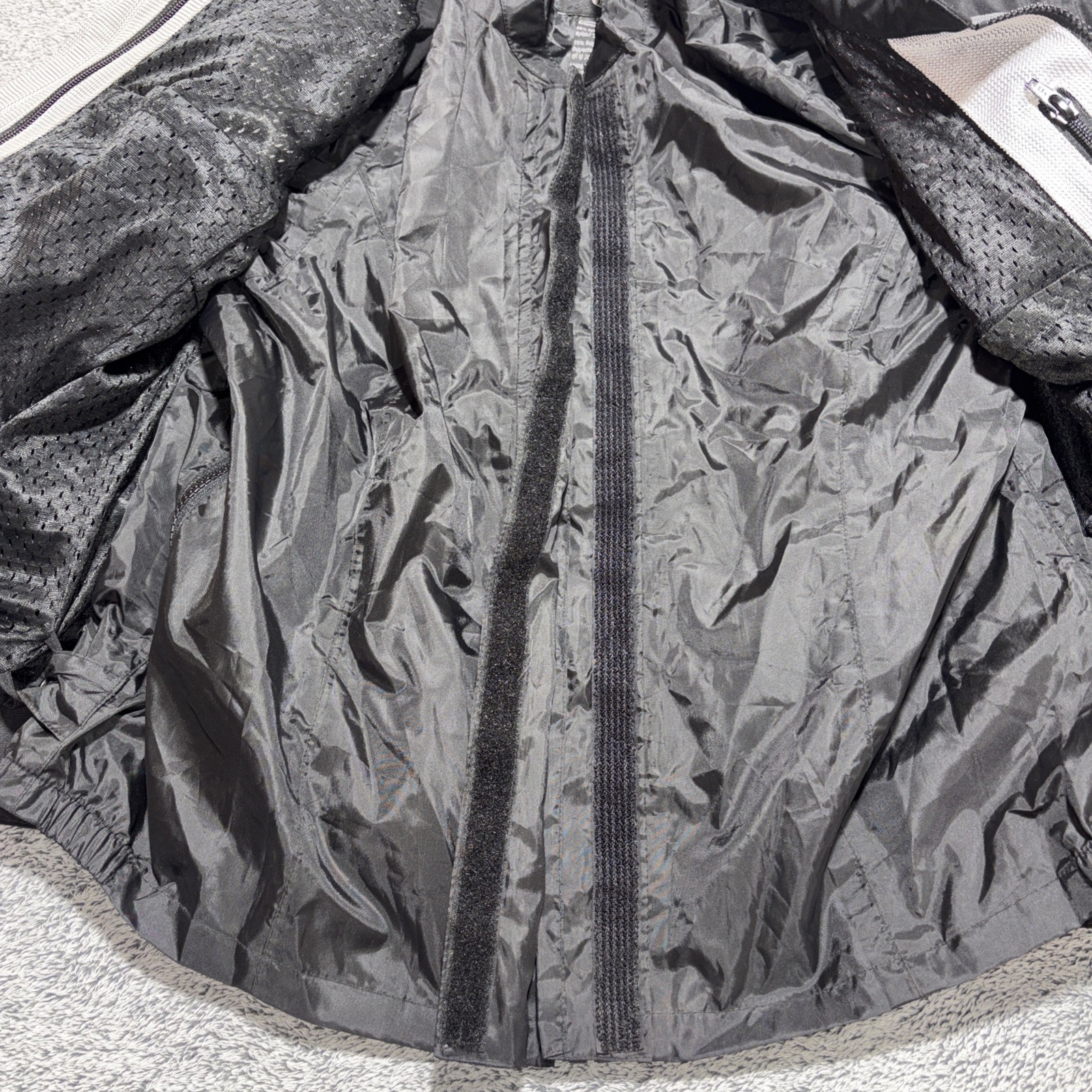 HARLEY-DAVIDSON Riding Jacket w/ Shoulder & Elbow Pads Women’s Sz XL Grey Black