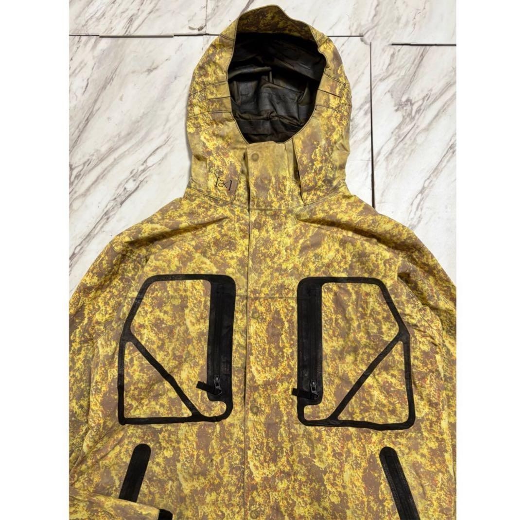 BURTON AK NITRAID Real Weed Camo GORE TEX Snowboard Jacket Mountain Parka M