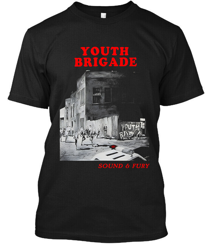 Limited New Popular Youth Brigade Sound & Fury American Hard Music T-Shirt S-5XL