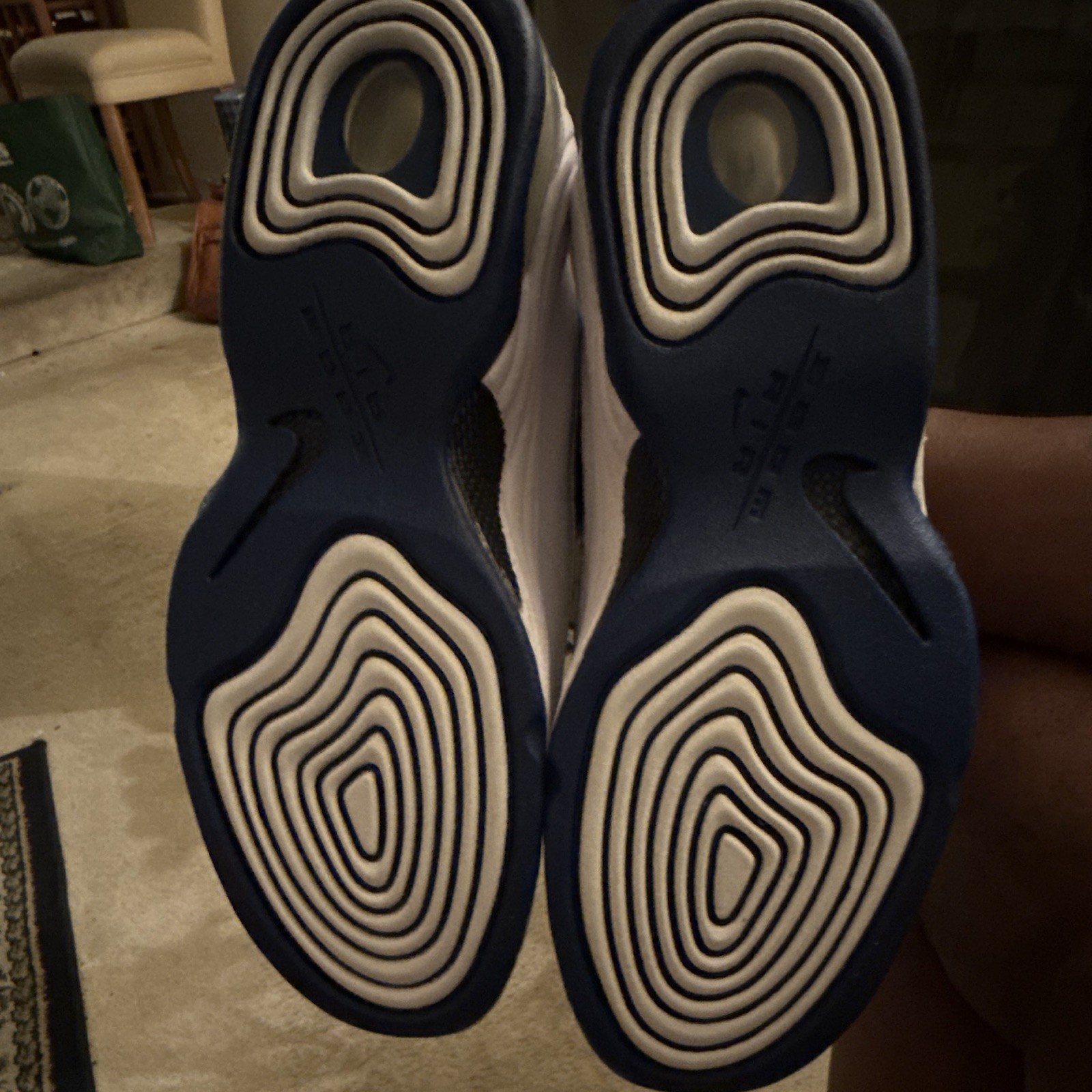 Nike Air Penny 2 2016 Atlantic Blue Mid Top Leather Basketball Shoes 333886-400