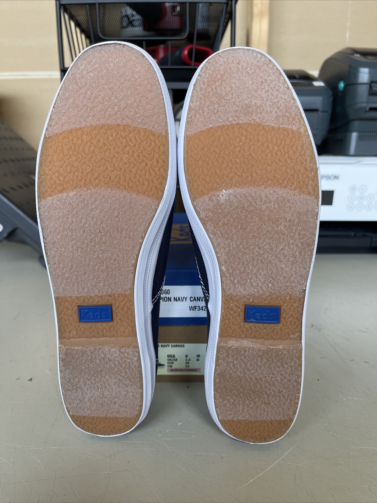 PICK SIZE/ Keds Women’s Champion NAVY Canvas Shoe