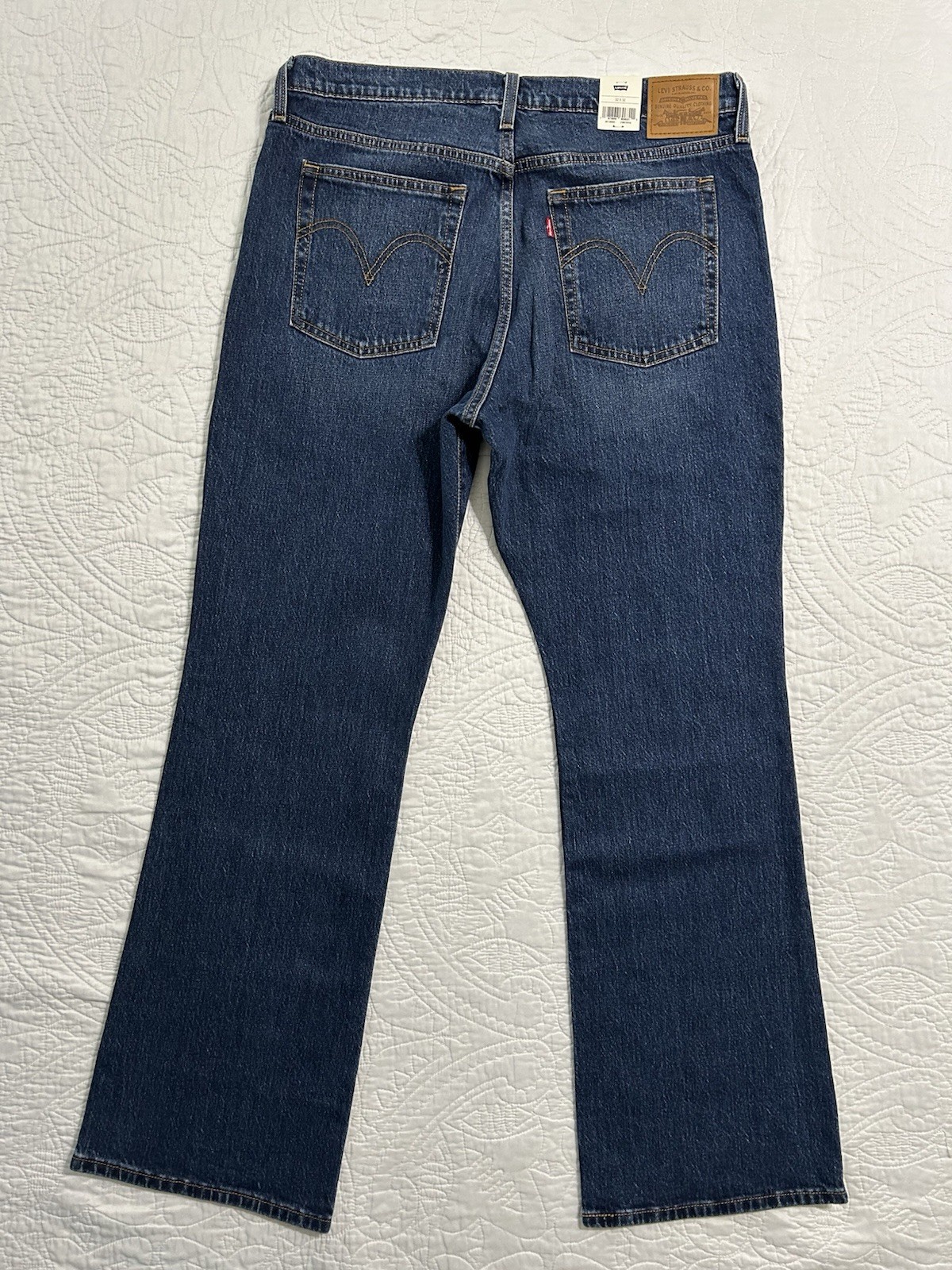 Levi’s Womens Wedgie Bootcut Jeans A8710-0001 DARK WASH Size 32×32 NWT
