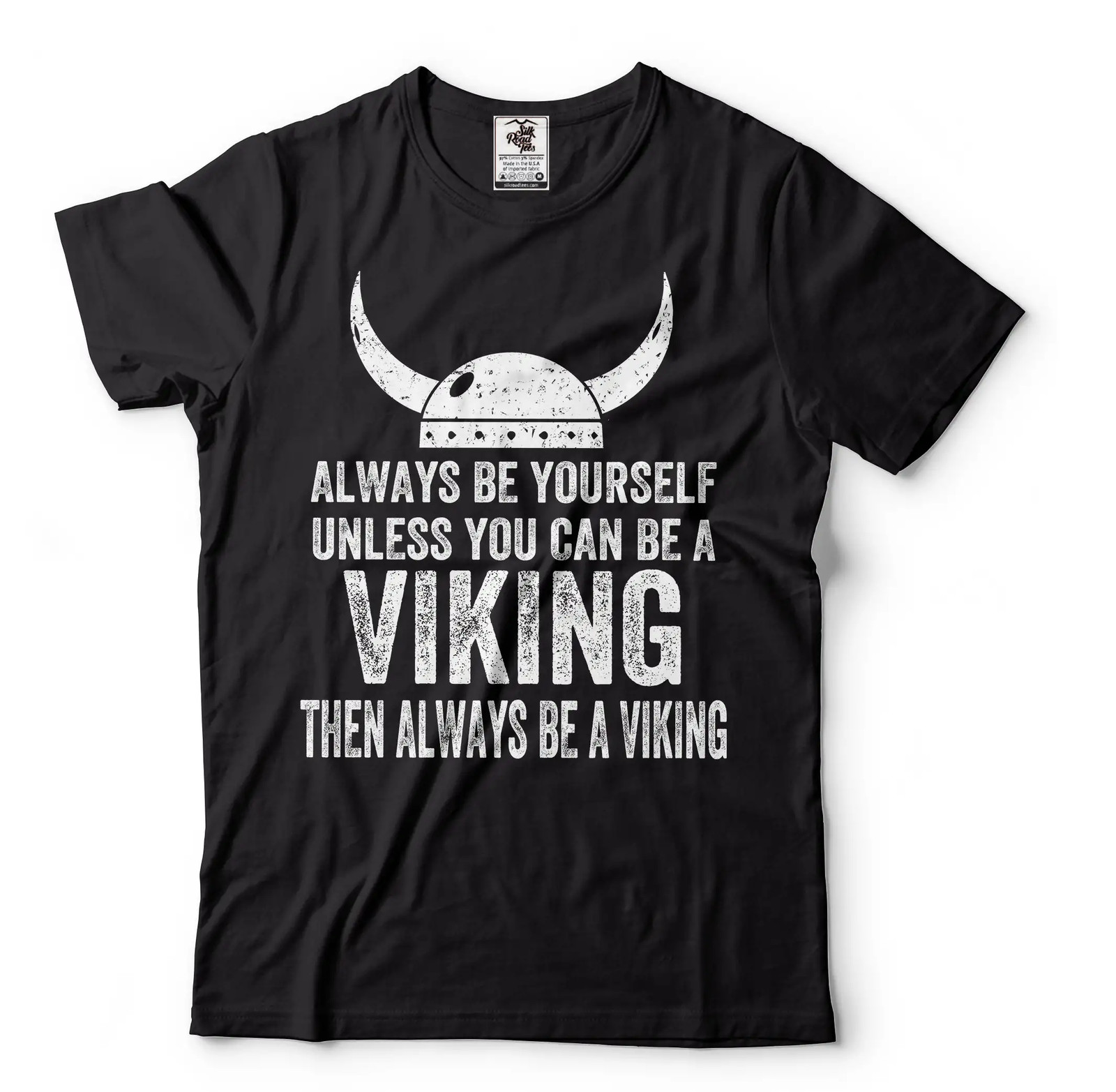 Be A Viking Shirt Funny Viking Tee Vikings Patriotic Gift Tee Skull Helmet Tee