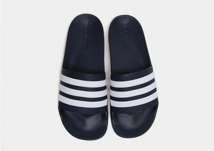 Adidas Unisex Adilette Shower Slides Shoe Ink / White GZ5920 Men US 11 Women 12