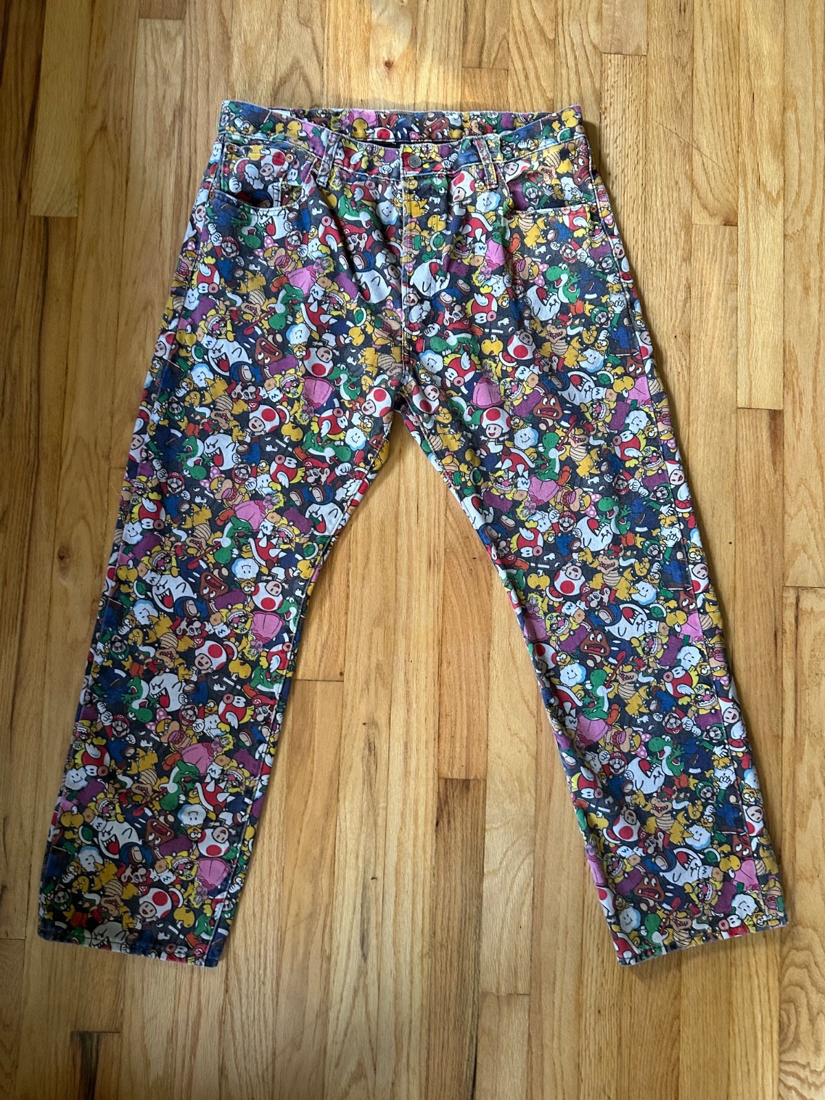 501 LEVI’S, SUPER MARIO, vintage jeans, men or women size W38 L30