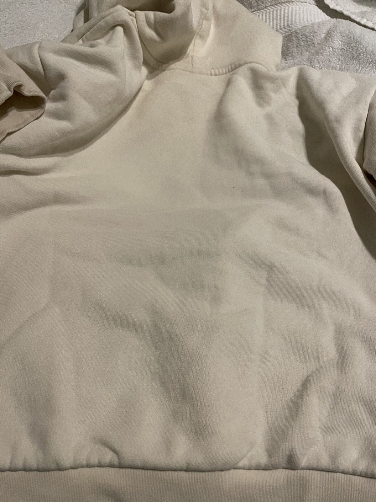 ADIDAS Stan Smith Hoodie in Size Small, White w/ Sneaker Logo. Gender Neutral