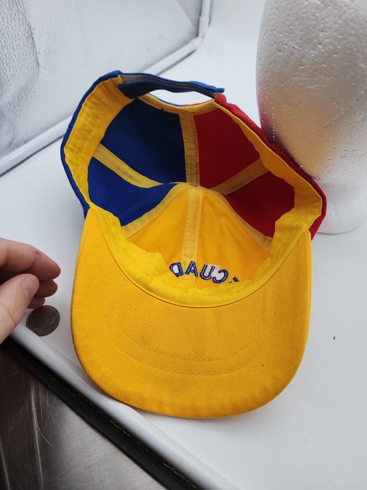 ECUADOR Team Color Embroidered Strapback Adjustable Baseball Cap Hat