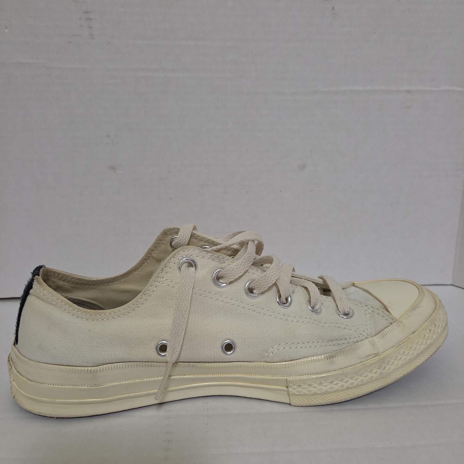 Converse CDG Comme des Garçons Play White Chuck Low M 8 W 10 Sneakers