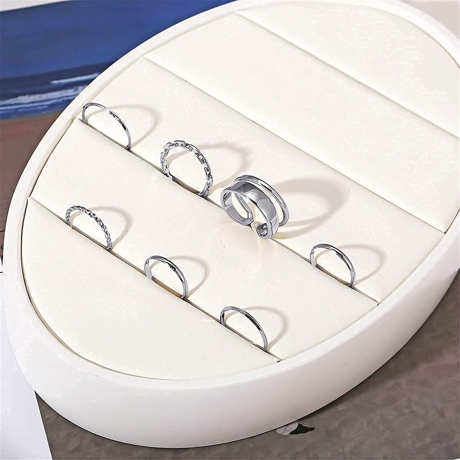 7-Piece: Women’s Gold Knuckle Ring Set