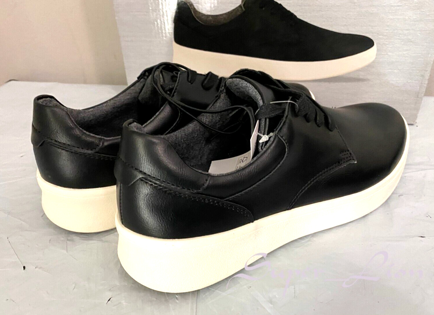 NEW Supply Lab Men’s Whatley Memory Foam Footbed Sneaker Shoes – SIZE 8 – BLACK