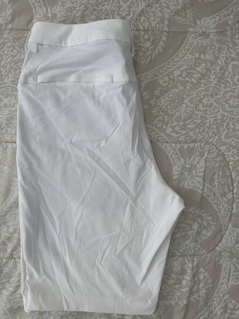 Lululemon Commission Golf Short (Style LM7AW2S) 32 White Chino 9″ Inc