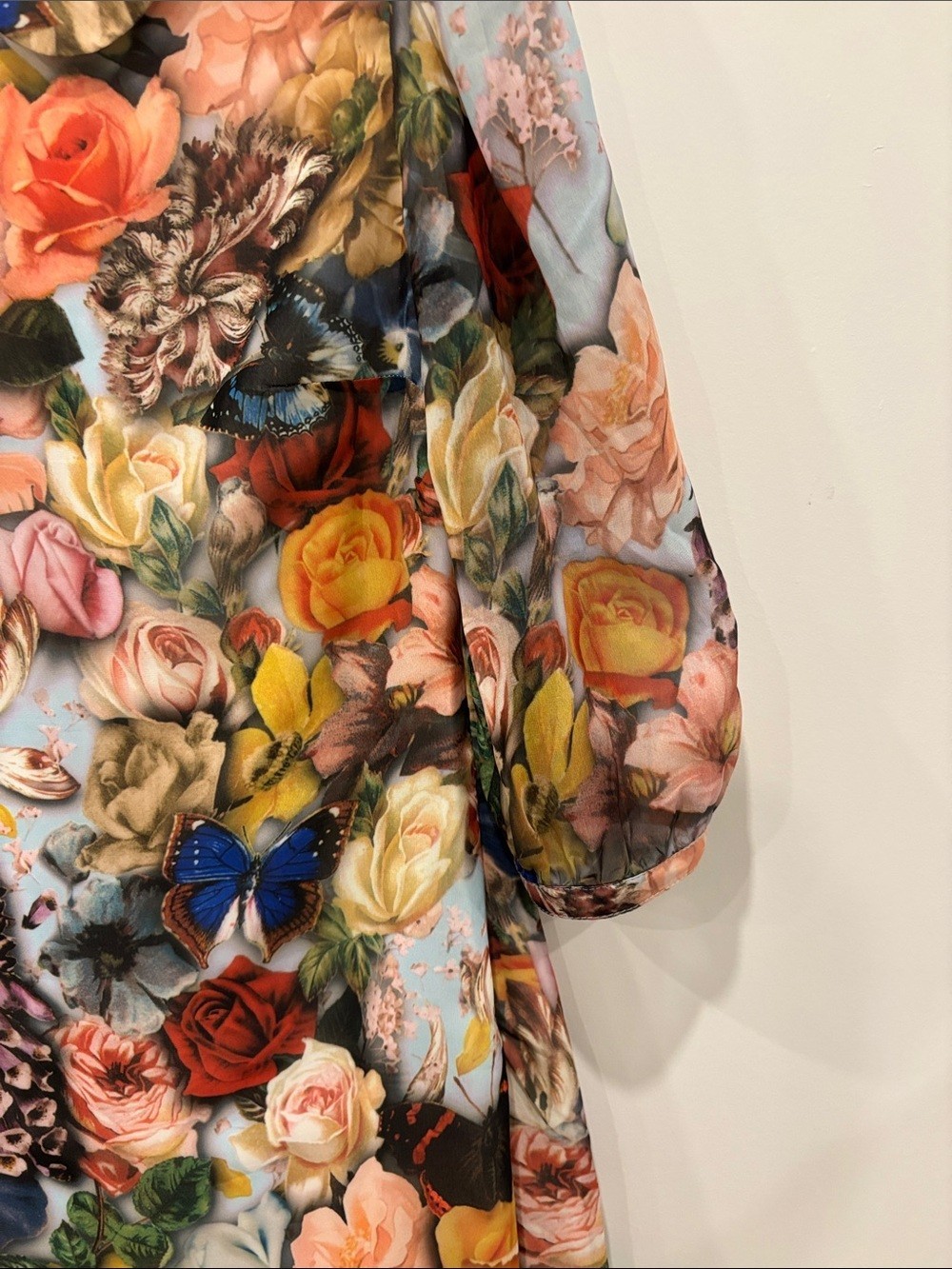 Ted Baker Floral Mini Dress | Romantic Cottagecore Garden Party Dress | Size 1