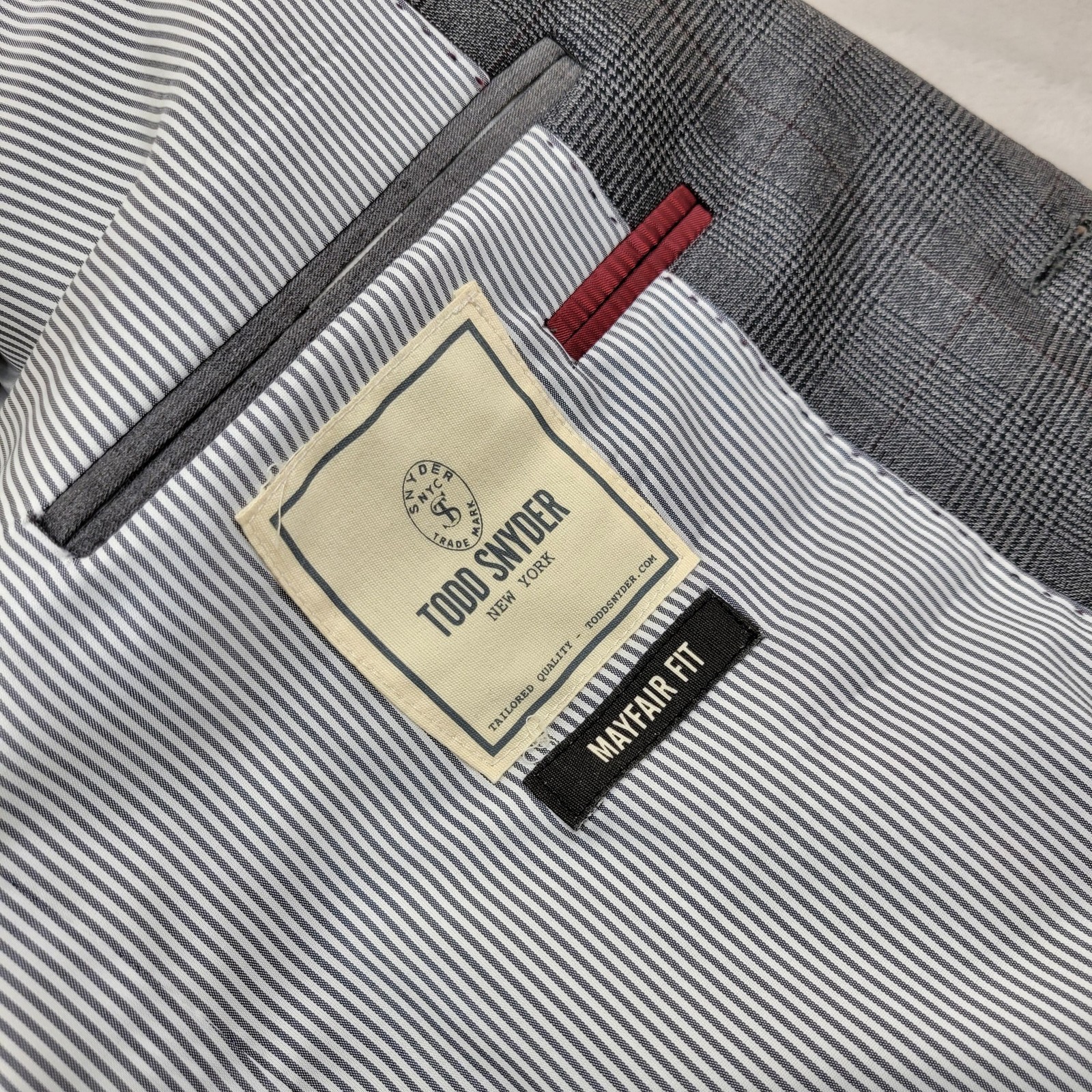 Todd Snyder Blazer Mens 42 Gray Wool Mayfair Fit Plaid Sport Coat Jacket Canada