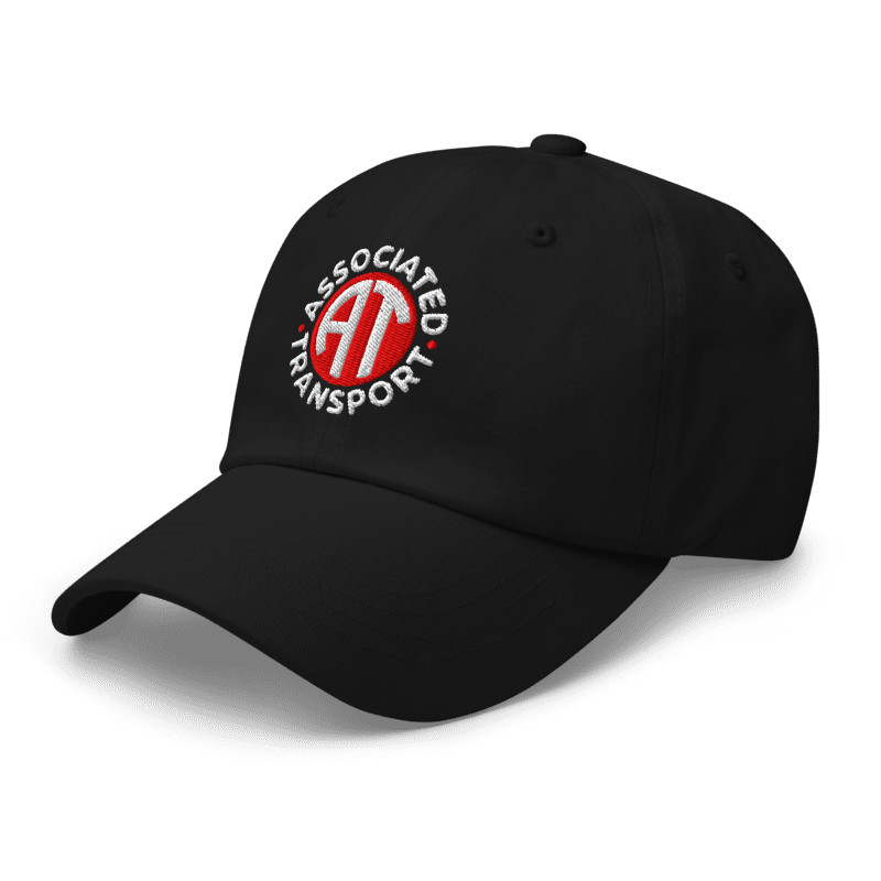 Associated Transport Logo Inspired Black Color Adjustable Classic Dad Hat