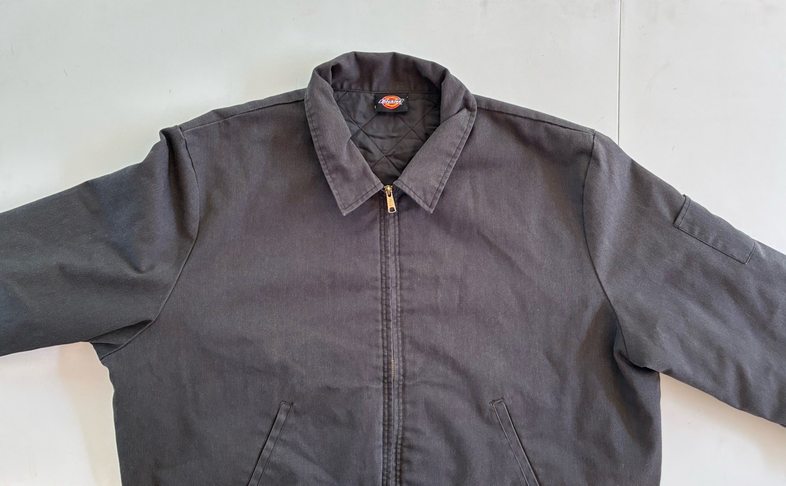 Dickies Insulated Eisenhower Front Zip Jacket – Black, Size 3XL TJ15 Bk
