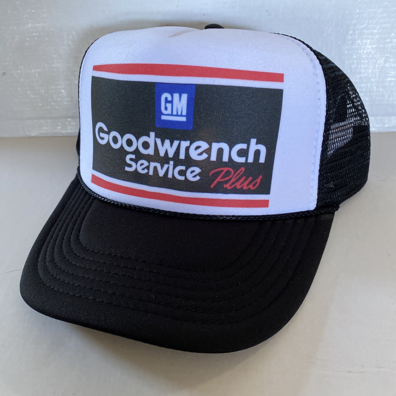 Vintage Goodwrench Hat D. Earnhardt Trucker Hat Black Cap NASCAR unworn