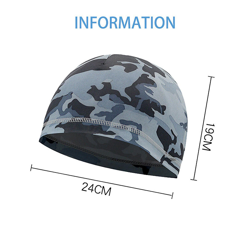 Sweat Wicking Cooling flag Dome Skull Cap Helmet Liner Sport Beanie durag Hat