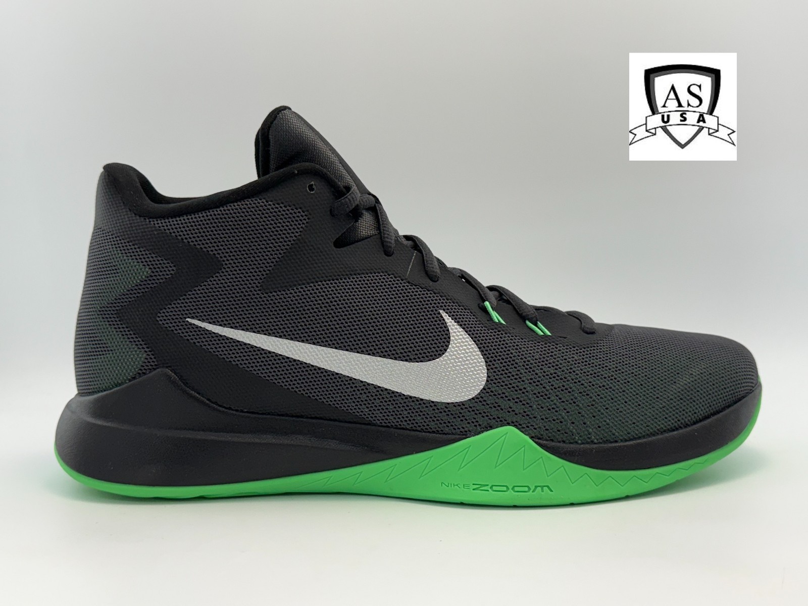 Nike Zoom Evidence II Black/Black-Anthracite 852464-003 Men’s Size 11 NEW