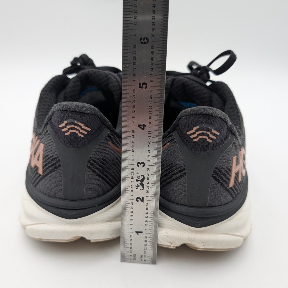 Hoka One One Clifton 9 Running Shoes Sneakers Women’s Black Size US8.5B EU40 2/3
