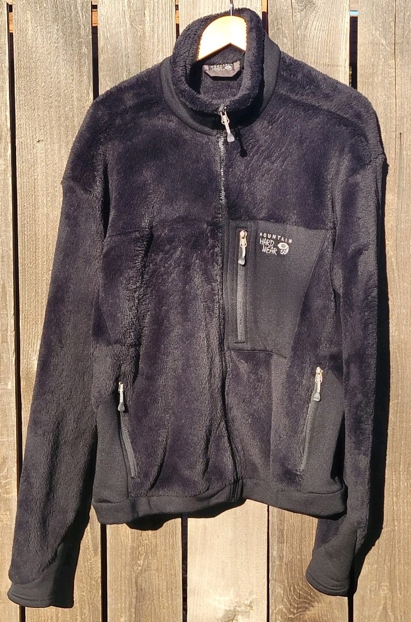 Mountain Hardwear Men’s Polartec Thermal Pro Monkey Fleece Jacket XL Black
