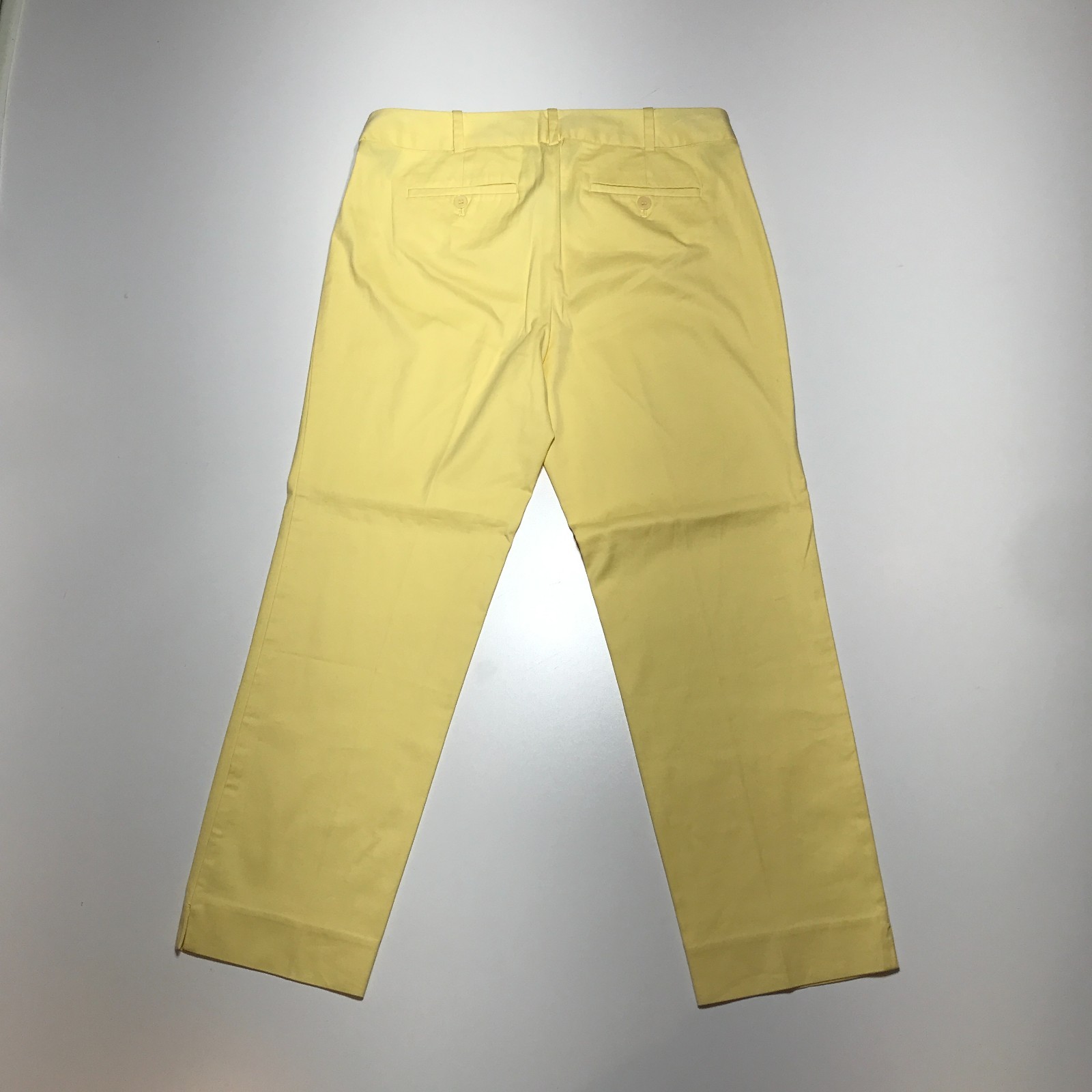 Talbots Signature Ankle Pants Size 6 Sits Below Waist Straight Leg Woven Stretch