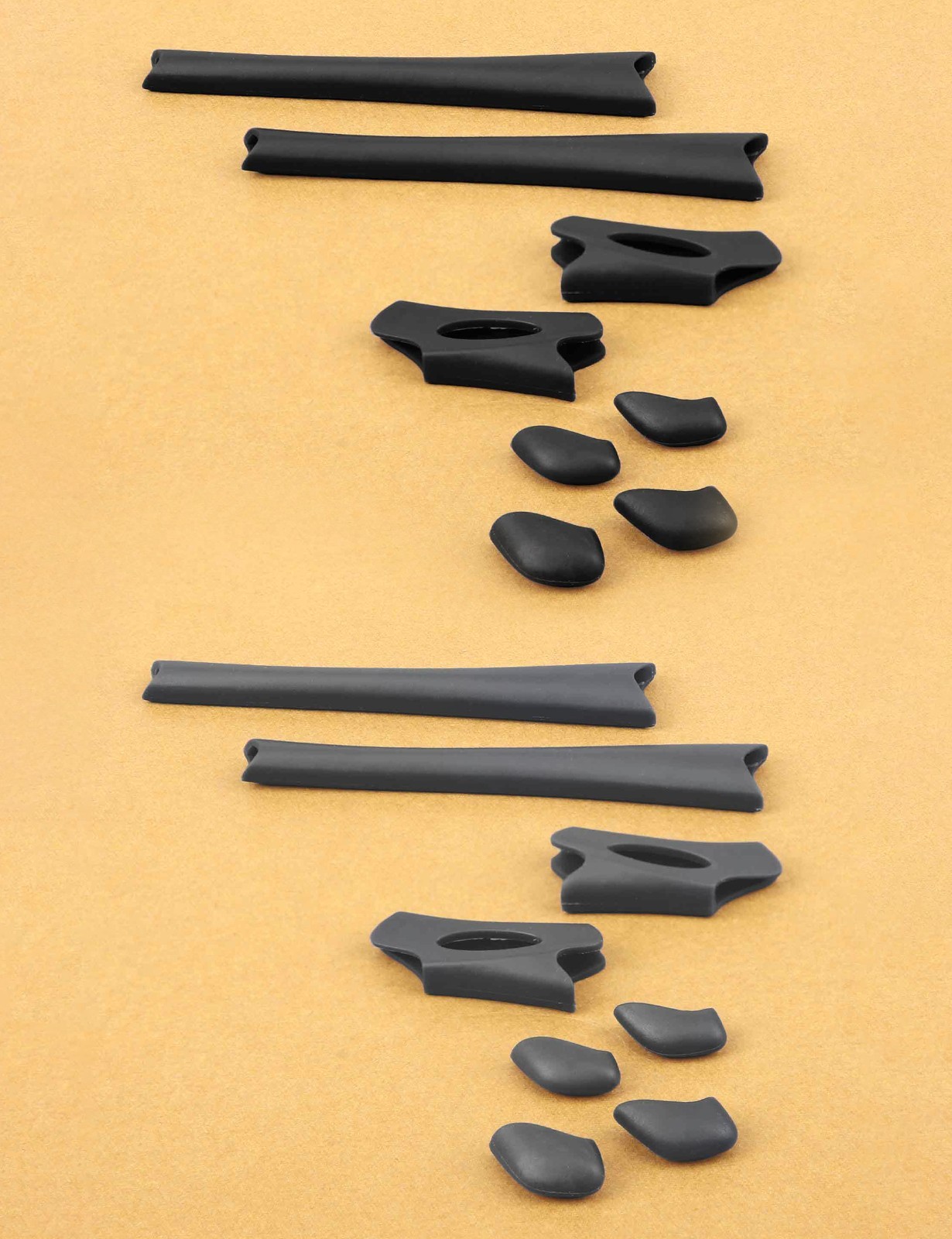 Silicon Earsocks Nose Pads Rubber Kits for-Oakley Flak Jacket OO9008 XLJ OO9009