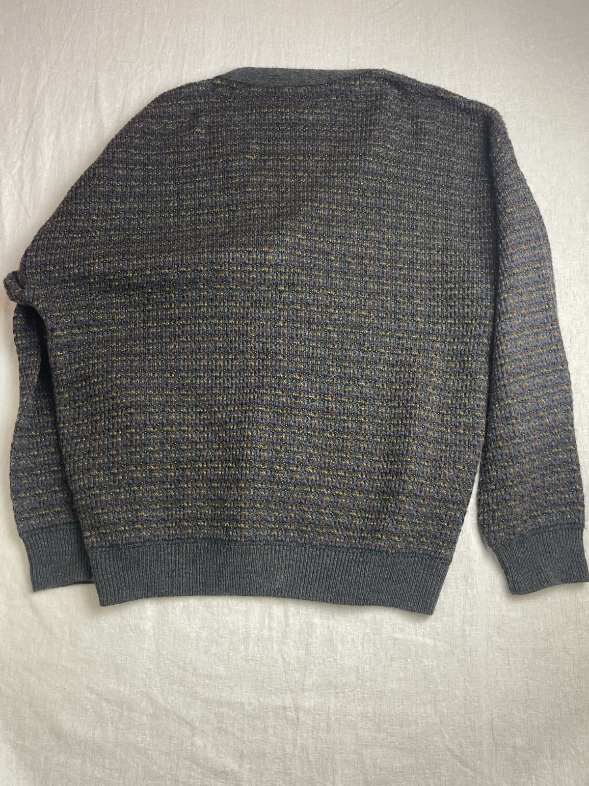 Vintage 90s Jantzen Classics Multicolor Mens XL Grandpacore Cardigan Sweater