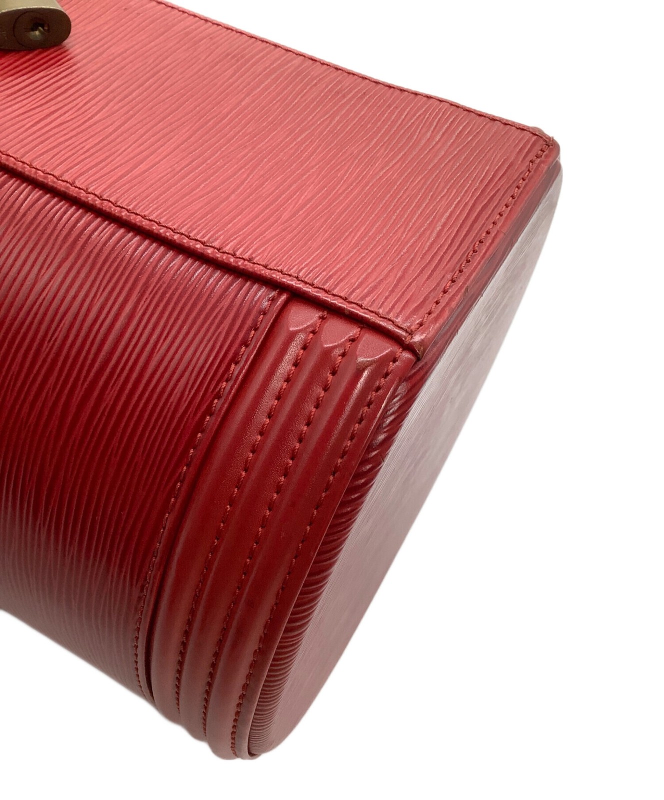 Louis Vuitton Vanity Bag Epi Cannes M48037 Epi Leather Red #TFB5286