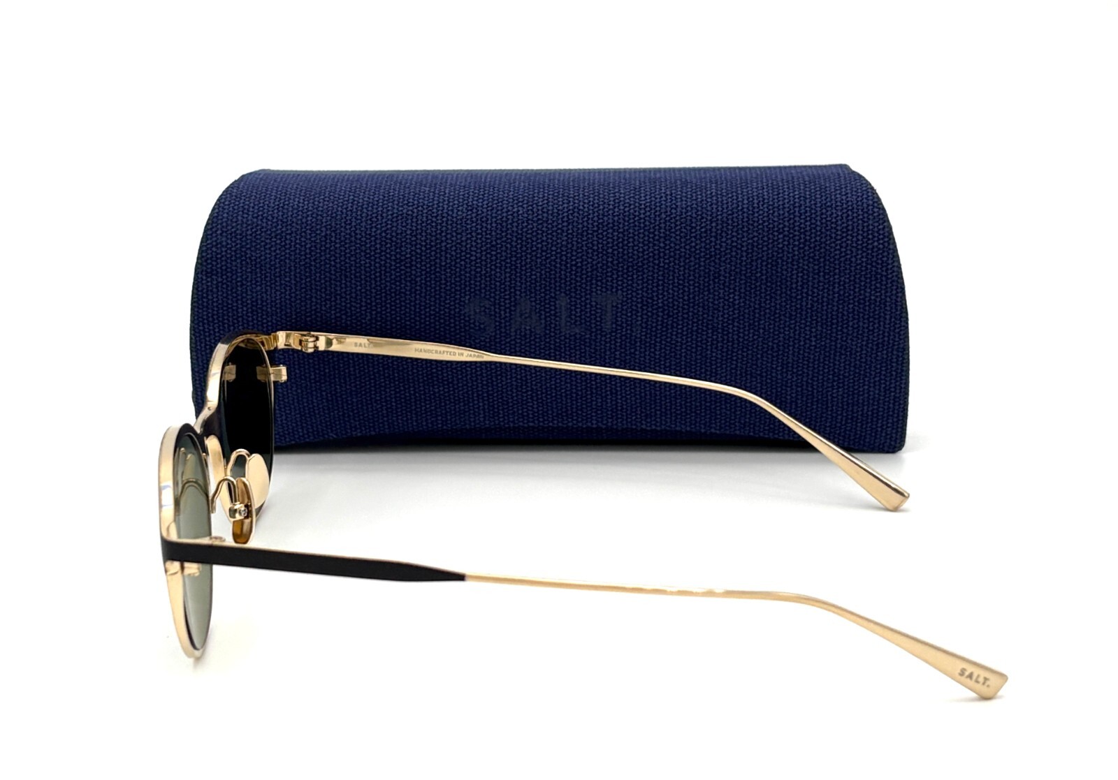 SALT Optics TORRES Black Brushed Gold / G-15 49mm Polarized sunglass