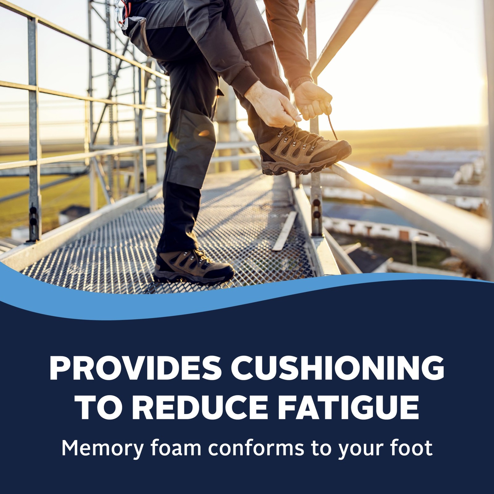 Airplus Ultra Work Memory Plus Shoe Insoles for All Day Comfort and Foot Pain