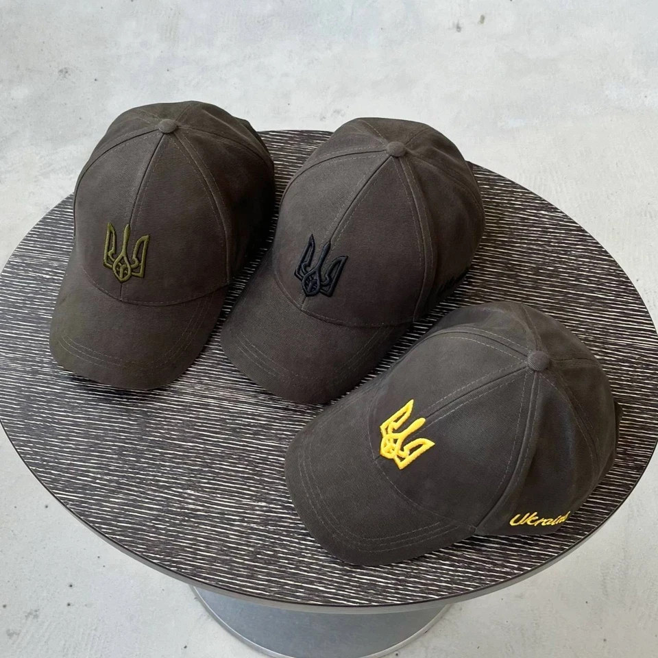 Ukrainian Hat, Cap with Embroidered Ukrainian Trident from Ukraine Sellers.