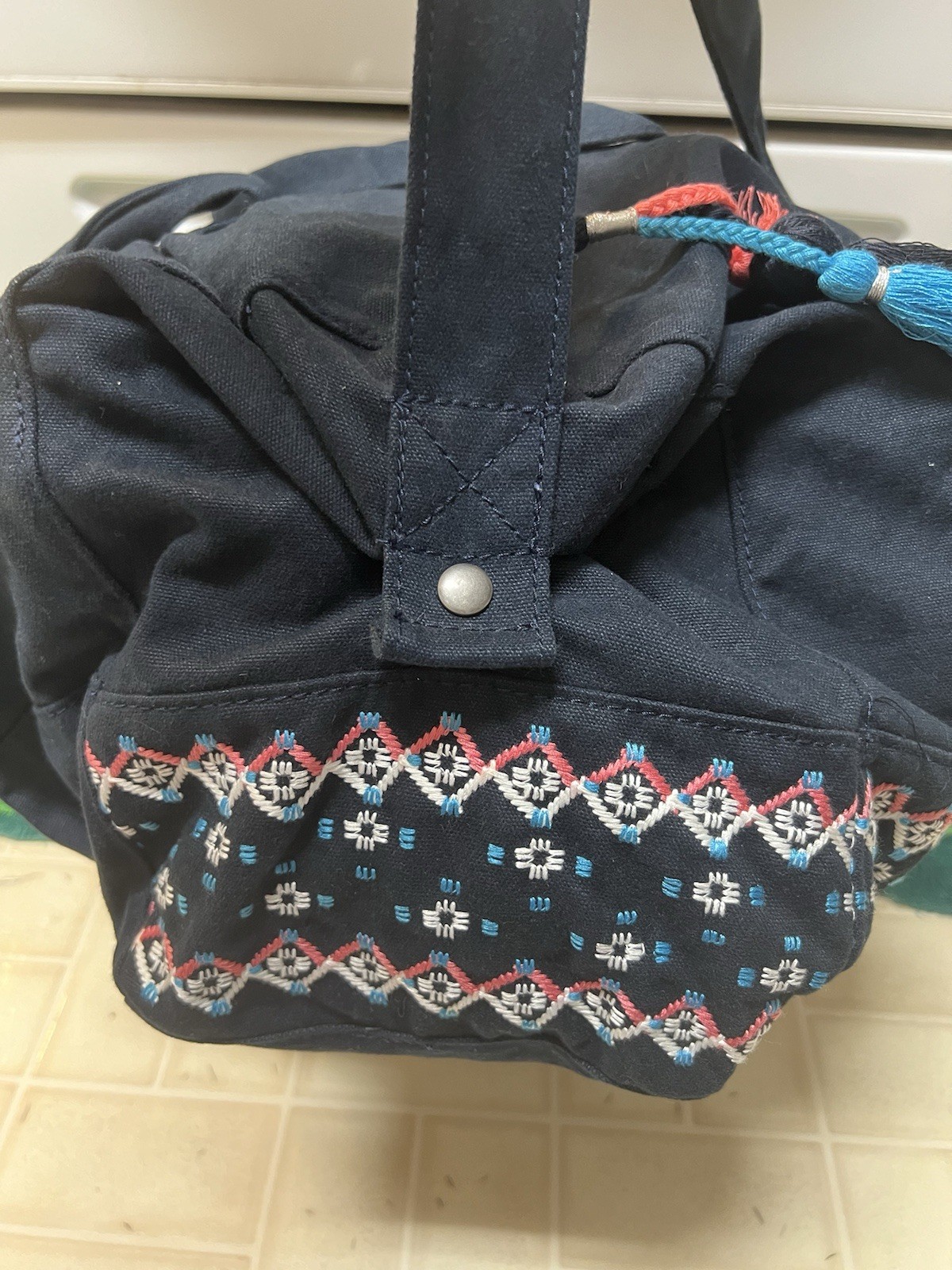 Hollister Seagull Logo Crossbody Duffle Bag Brand New 20” X 13” X 7” Vintage