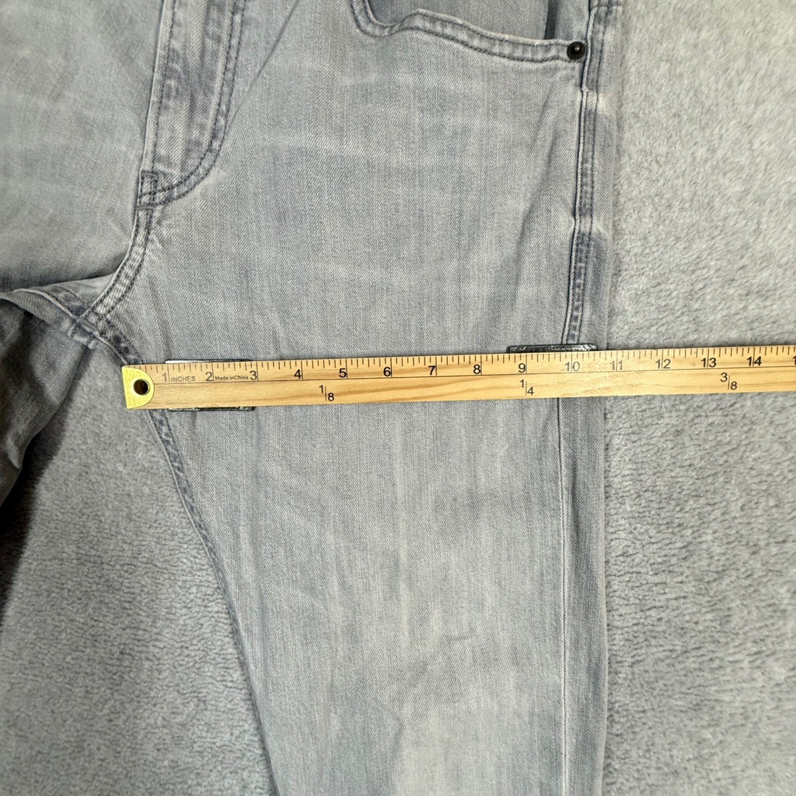 Diesel Thommer-SP Slim Skinny Light Gray Mens Jeans 34×29 Stretch Denim